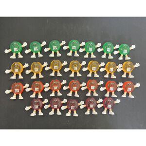 Vintage M&M Candy Character Happy Christmas Lights 26 String Light Covers Chrty